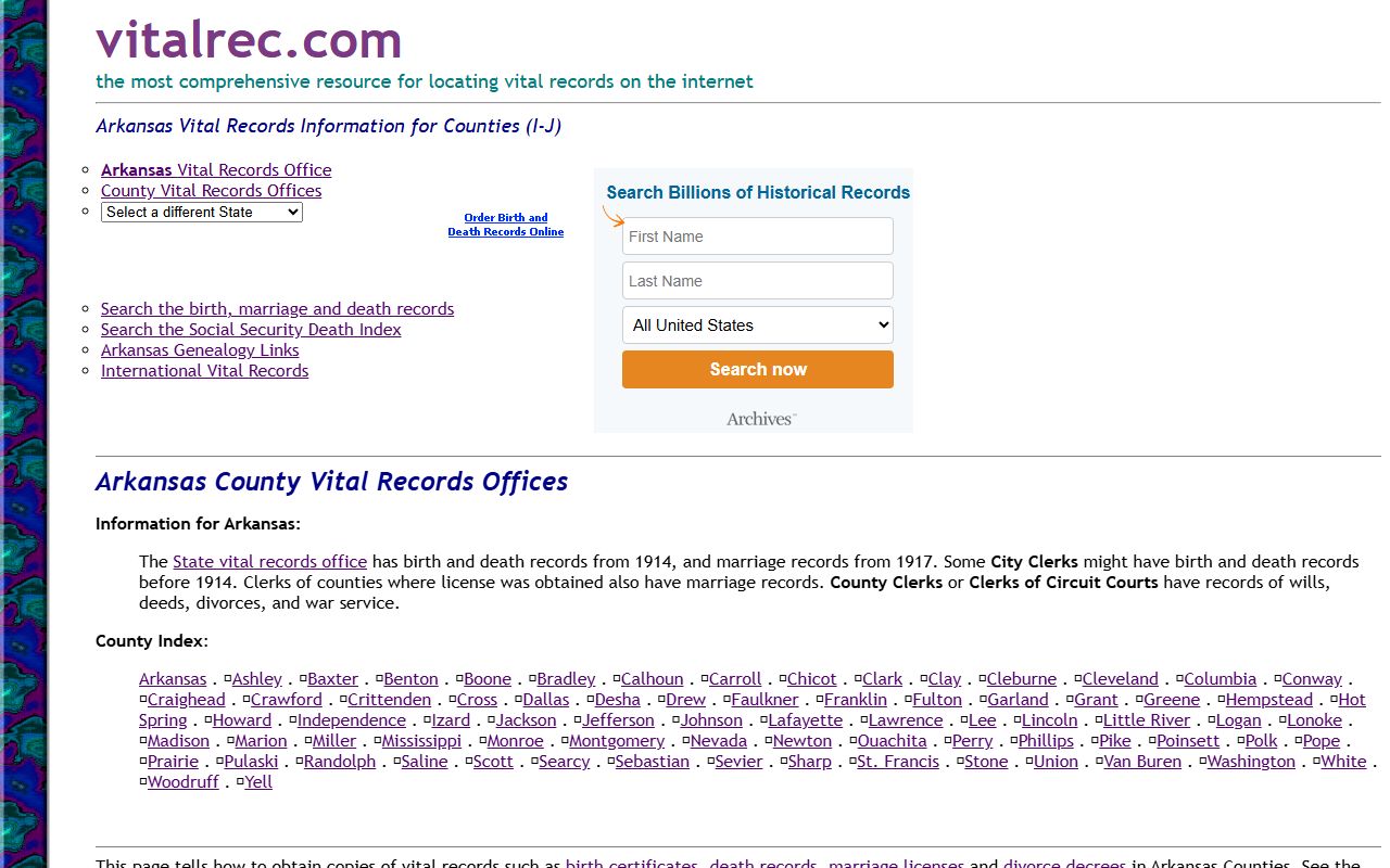 Jefferson County Clerk's office records